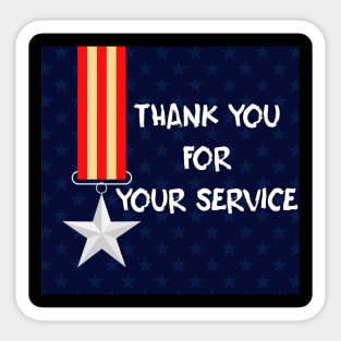 Veterans day american holiday gift thank you Sticker